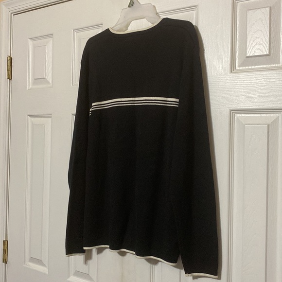 Geoffrey Beene Mens pullover v-neck long sleeve sweater; size: Medium - Picture 2 of 5